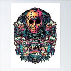 Jason Voorhees Friday the 13th Poster