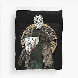 Jason Friday the Thirteenth Duvet Cover