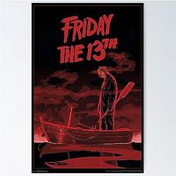 Friday the 13th Boat Poster