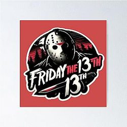 Jason Voorhees Friday the 13th Poster