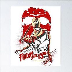 Gifts for Women Friday the 13th Cool Graphic Poster