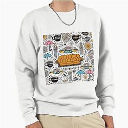 Friends TV Show Central Perk Vibes Pullover Sweatshirt