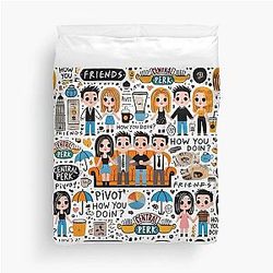 Friends TV Show - Iconic Moments Duvet Cover