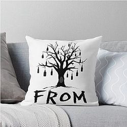 From TV Show Bottle Tree Throw Pillow