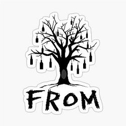 From TV Show Bottle Tree Sticker