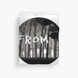 From TV Show White Monsters in the Woods Duvet Cover