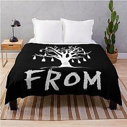 From Show Bottle Tree White Throw Blanket