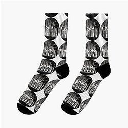 White Monkeys in the Woods Anghooey Socks from TV Show