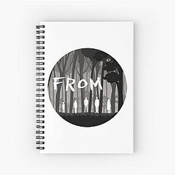 From TV Show White Anghkooey Spiral Notebook