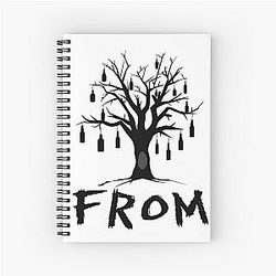 From the TV show Bottle Tree Ankh Spiral Notebook