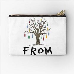 From Show Colorful Bottle Tree Zipper Pouch