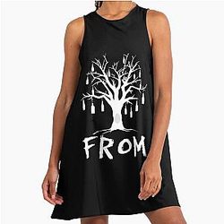 From TV Show Anghkooey White A-Line Dress