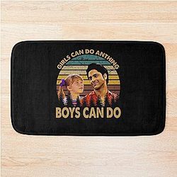 Girls Can Do Anything Boys Can Do - Full House TV Series Bath Mats