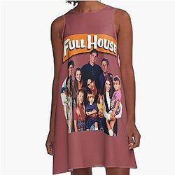 Full house cast A-line dress