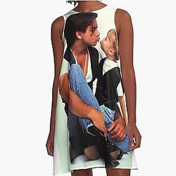 Full House Uncle Jesse Michelle Funny A-Line Dress