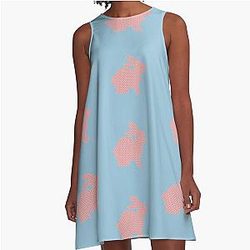 Full House Wallpaper A Line Dress