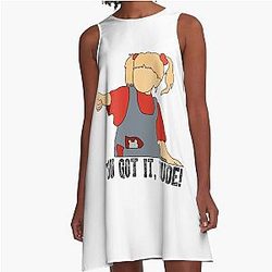 Full House Sitcom You Got It Dude A-Line Dress