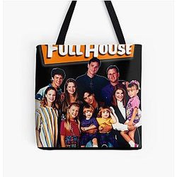 John Stamos Full House Cast All Over Print Tote Bag