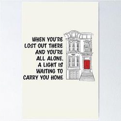 Full House When You're Lost Theme Song Art Poster