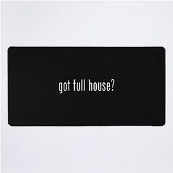 Full House Casino Texas Hold'Em Poker Desk Mat
