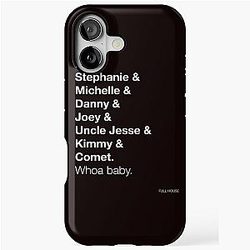 Full House Minimal List iPhone Tough Case