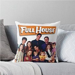 Full House Cast Throw Pillow