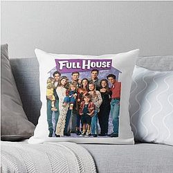 Full House America Throw Pillow