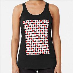 JACKPOT Full House Spades Racerback Tank Top