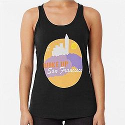 Wake Up San Francisco Racerback Tank Top