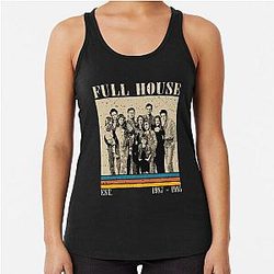 Retro Full House Racer Back Tank Top