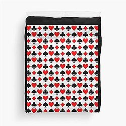 JACKPOT Full House Spades Duvet Cover