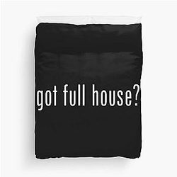 Got Full House Casino Poker Gambling Texas Hold Em Duvet Cover
