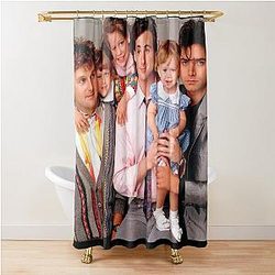 Full House Drama Family Shower Curtain