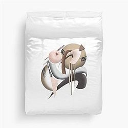Abstract Gaara Naruto Inspired Duvet Cover