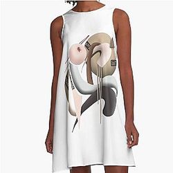 Abstract Gaara Naruto Inspired Art Dress