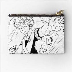 Gaara Classic Black Zipper Pouch