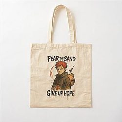 Gaara - Fear the Sand - Naruto Fan Art Cotton Tote Bag