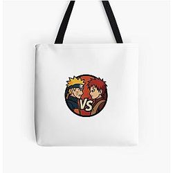 Naruto vs Gaara Epic Battle Anime All Tote Bag