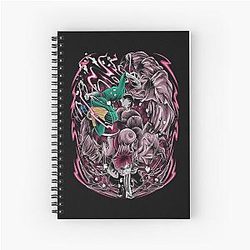 Rock Lee vs Gaara Spiral Notebook