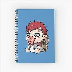 Gaara Chibi Naruto Spiral Notebook