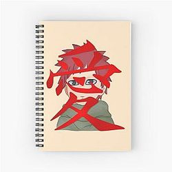 Mini Gaara Spiral Notebook