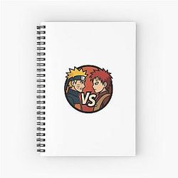 Naruto vs Gaara Epic Battle Anime Notebook