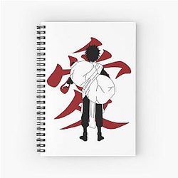 Gaara of the Sand Spiral Notebook