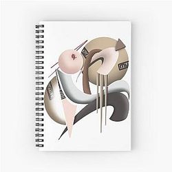 Abstract Gaara Naruto Inspired Art Notebook