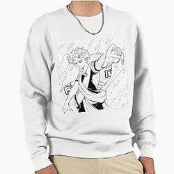 Gaara Classic Black and White Pullover Sweatshirt