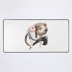 Abstract Gaara Naruto Inspired Art Desk Mat