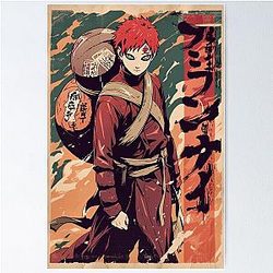 Gaara Ninja Warrior Poster
