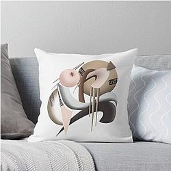 Abstract Gaara Naruto Inspired Art Throw Pillow