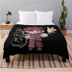 Gaara Chibi Throw Blanket