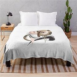 Abstract Gaara Naruto Inspired Art Throw Blanket